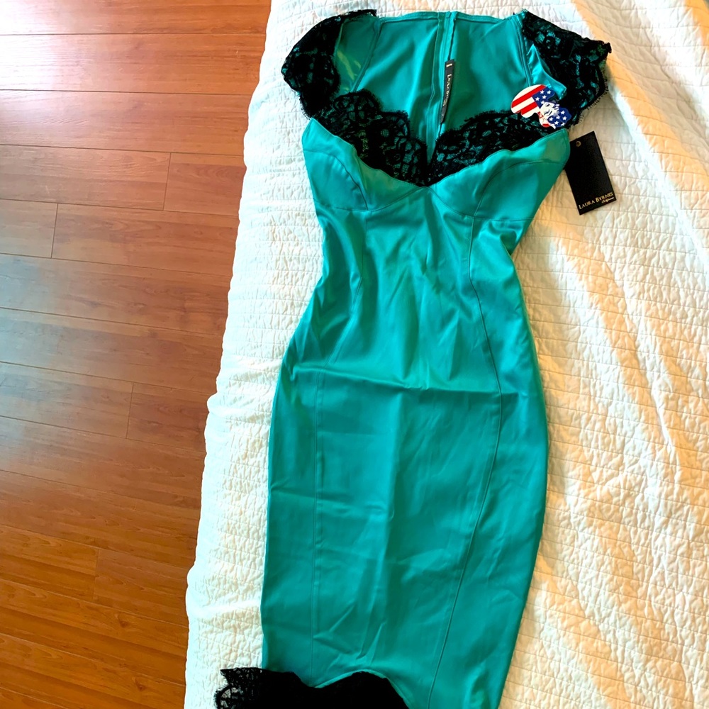 Laura Byrnes Pinup Mermaid Wiggle Dress